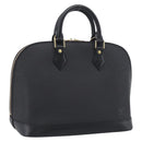LOUIS VUITTON Epi Alma Hand Bag Noir Black M52142 LV Auth 211166V-1