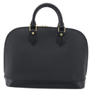 LOUIS VUITTON Epi Alma Hand Bag Noir Black M52142 LV Auth 211166V-2