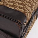 Christian Dior Trotter Canvas Shoulder Bag Beige Gold Auth 211168-10