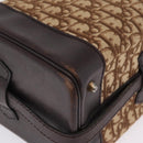 Christian Dior Trotter Canvas Shoulder Bag Beige Gold Auth 211168-12