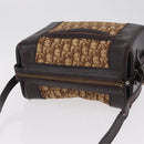 Christian Dior Trotter Canvas Shoulder Bag Beige Gold Auth 211168-6
