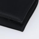 Salvatore Ferragamo Hand Bag Satin Black Gold Auth 211170A-13