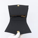Salvatore Ferragamo Hand Bag Satin Black Gold Auth 211170A-16