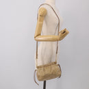 Miu Miu Shoulder Bag Vitellolux Beige Gold Auth 211172V-22