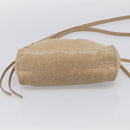 Miu Miu Shoulder Bag Vitellolux Beige Gold Auth 211172V-9