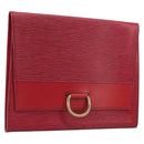 LOUIS VUITTON Epi Jena Clutch Bag Red M52727 LV Auth 211175-1