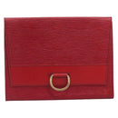 LOUIS VUITTON Epi Jena Clutch Bag Red M52727 LV Auth 211175-2