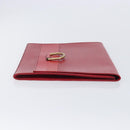 LOUIS VUITTON Epi Jena Clutch Bag Red M52727 LV Auth 211175-4