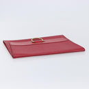 LOUIS VUITTON Epi Jena Clutch Bag Red M52727 LV Auth 211175-6