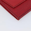 LOUIS VUITTON Epi Jena Clutch Bag Red M52727 LV Auth 211175-9