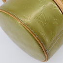 LOUIS VUITTON Monogram Vernis Bedford Hand Bag Baby Blue M91007 LV Auth 211176A-20