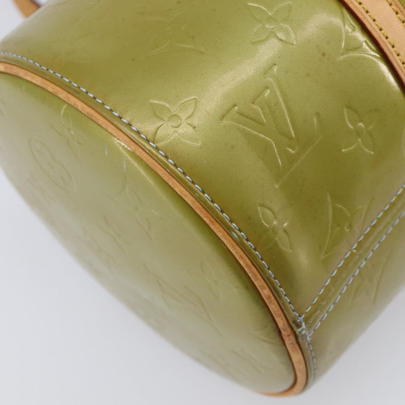 LOUIS VUITTON Monogram Vernis Bedford Hand Bag Baby Blue M91007 LV Auth 211176A