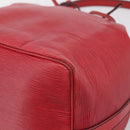 LOUIS VUITTON Epi Petit Noe Shoulder Bag Red M44107 LV Auth 211180-10
