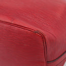 LOUIS VUITTON Epi Petit Noe Shoulder Bag Red M44107 LV Auth 211180-12