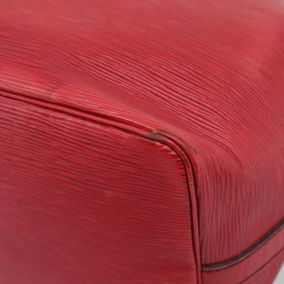 LOUIS VUITTON Epi Petit Noe Shoulder Bag Red M44107 LV Auth 211180