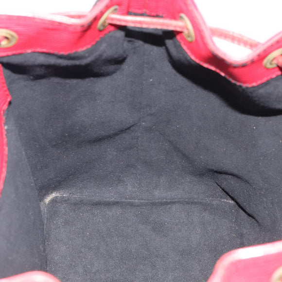 LOUIS VUITTON Epi Petit Noe Shoulder Bag Red M44107 LV Auth 211180