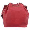 LOUIS VUITTON Epi Petit Noe Shoulder Bag Red M44107 LV Auth 211180-3