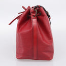 LOUIS VUITTON Epi Petit Noe Shoulder Bag Red M44107 LV Auth 211180-5