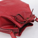 LOUIS VUITTON Epi Petit Noe Shoulder Bag Red M44107 LV Auth 211180-6