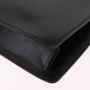 Christian Dior Shoulder Bag Leather Black Gold Auth 211182A-13