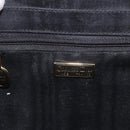 Christian Dior Shoulder Bag Leather Black Gold Auth 211182A-17