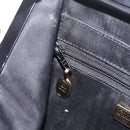 Christian Dior Shoulder Bag Leather Black Gold Auth 211182A-21