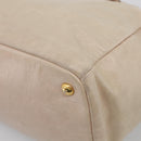 PRADA Matelasse Hand Bag Leather 2way Pink Gold Auth 211185V-15