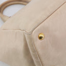 PRADA Matelasse Hand Bag Leather 2way Pink Gold Auth 211185V-18