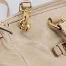 PRADA Matelasse Hand Bag Leather 2way Pink Gold Auth 211185V-20