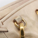 PRADA Matelasse Hand Bag Leather 2way Pink Gold Auth 211185V-21