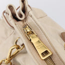 PRADA Matelasse Hand Bag Leather 2way Pink Gold Auth 211185V-23