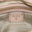 PRADA Matelasse Hand Bag Leather 2way Pink Gold Auth 211185V-24