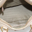 PRADA Matelasse Hand Bag Leather 2way Pink Gold Auth 211185V-25
