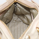 PRADA Matelasse Hand Bag Leather 2way Pink Gold Auth 211185V-26