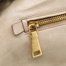 PRADA Matelasse Hand Bag Leather 2way Pink Gold Auth 211185V-34