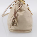 PRADA Matelasse Hand Bag Leather 2way Pink Gold Auth 211185V-5