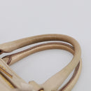 PRADA Matelasse Hand Bag Leather 2way Pink Gold Auth 211185V-8