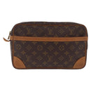 LOUIS VUITTON Monogram Compiegne 28 Clutch Bag M51845 LV Auth 211189-2