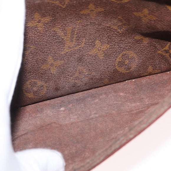 LOUIS VUITTON Monogram Compiegne 28 Clutch Bag M51845 LV Auth 211189