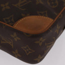 LOUIS VUITTON Monogram Compiegne 28 Clutch Bag M51845 LV Auth 211189-9