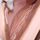 Miu Miu Matelasse Shoulder Bag Leather Pink Gold Auth 211190A-21