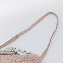 Miu Miu Matelasse Hand Bag Leather 2way Pink Gold Auth 211191A-15