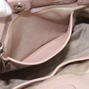 Miu Miu Matelasse Hand Bag Leather 2way Pink Gold Auth 211191A-29
