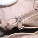 Miu Miu Matelasse Hand Bag Leather 2way Pink Gold Auth 211191A-30