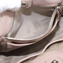 Miu Miu Matelasse Hand Bag Leather 2way Pink Gold Auth 211191A-31