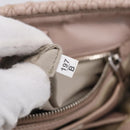 Miu Miu Matelasse Hand Bag Leather 2way Pink Gold Auth 211191A-32