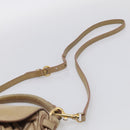 Miu Miu Matelasse Hand Bag Vitellolux 2way Beige Gold Auth 211192V-11