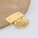 Miu Miu Matelasse Hand Bag Vitellolux 2way Beige Gold Auth 211192V-20
