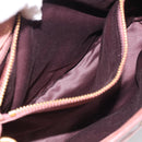 Miu Miu Matelasse Hand Bag Leather 2way Pink Gold Auth 211193V-27
