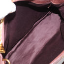 Miu Miu Matelasse Hand Bag Leather 2way Pink Gold Auth 211193V-28
